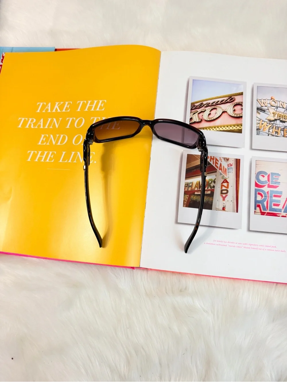 Vintage Fendi Burgundy Gradient Oval Sunglasses with Gold Accents